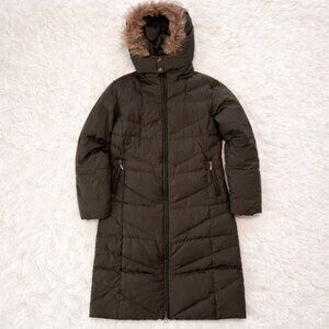 🎉HP🎉 Steve By Searle Dark Army Green Down Puffer Coat - Excellent Condition!